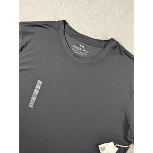 Free Fly Mens XXL Black Elevate Lightweight Performance Tee Shirt Comfort